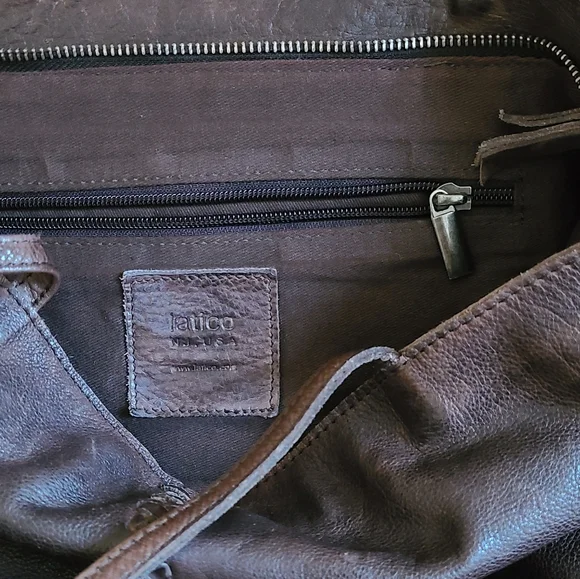 Latico Brown Leather Tote Bag - Picture 7 of 11